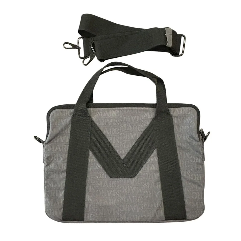 Marc by Marc Jacobs Standard Supply Workwear Messenger Laptop Bag Olive Grey